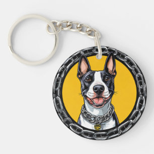 Portrait de chien mignon Bull Terrier pour les amo