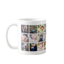 Portrait de famille Photo Collage Mug pour grands-