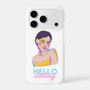 Portrait de femme coloré dans le style Pop Art ave