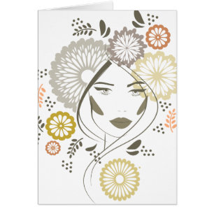 Portrait de fille d'automne