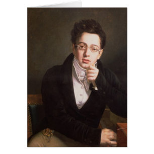Portrait de Franz Schubert, compositeur autrichien
