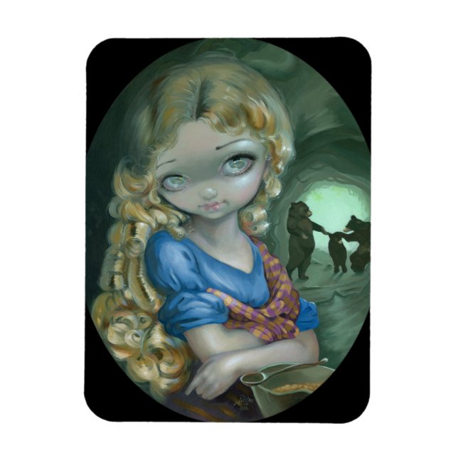 "Portrait de Goldilocks" Flex Magnet (Vertical)