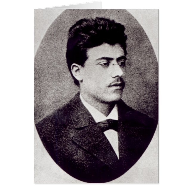 Portrait de Gustav Mahler, 1878 (Devant)