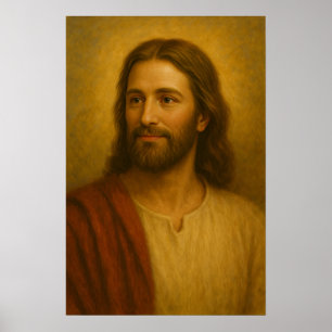 Portrait de Jésus-Christ #2™ Affiche d'art mural L