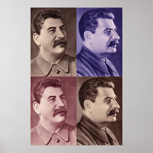Portrait de Joseph Stalin Poster (Devant)