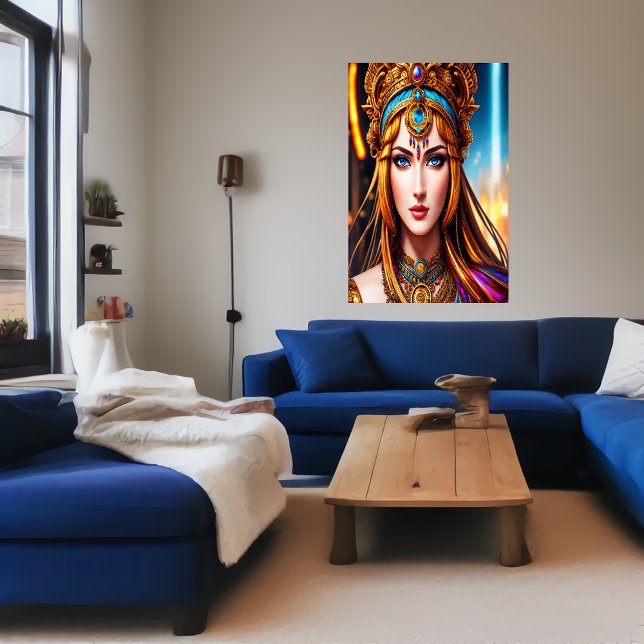 Portrait de la déesse grecque Hera | AI Art Poster (Créateur téléchargé)