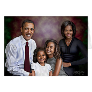 Portrait de la famille Obama
