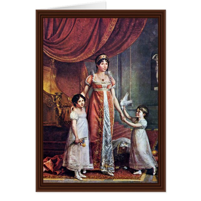Portrait de la Reine et de ses filles Julia Bona (Devant)