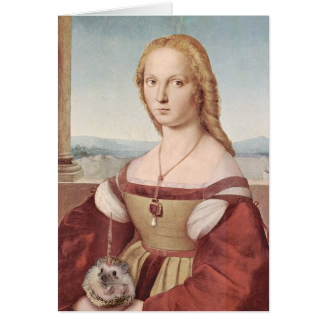 Portrait de Madame avec un Hedgiecorn (Devant)
