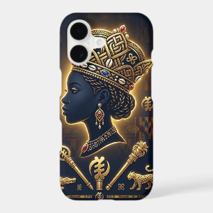 Portrait de majestueuse reine africaine