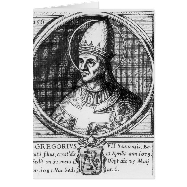 Portrait de pape Gregory VII (Devant)