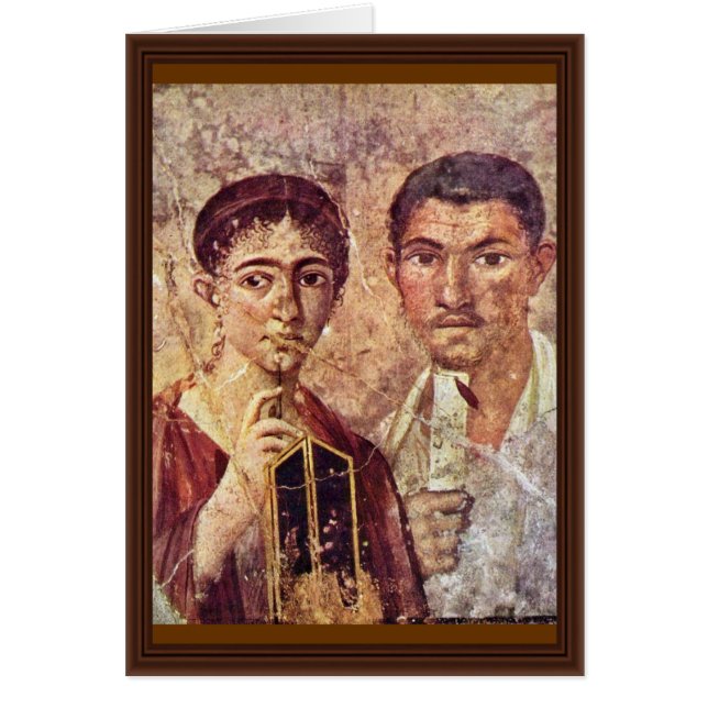 Portrait de Paquius Proculus et son épouse par (Devant)