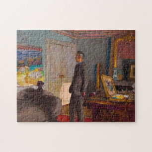 Portrait de Pierre Bonnard, 1930-1935 by Vuillard Jigsaw Puzzle
