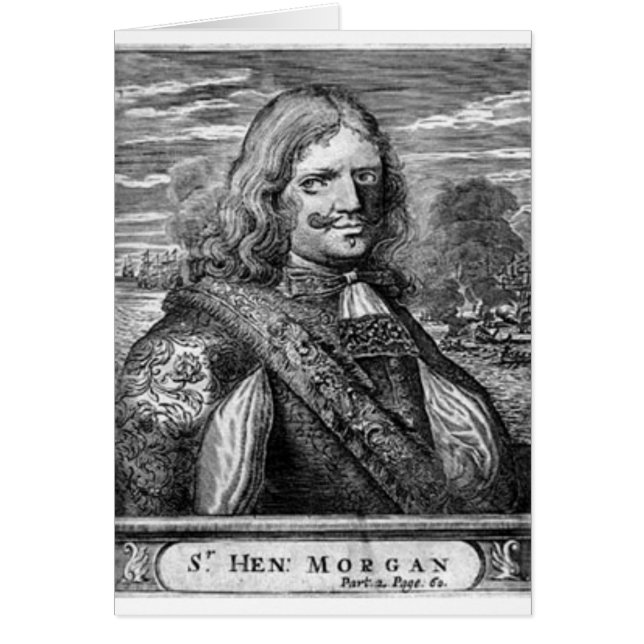 Portrait de pirate de Henry Morgan (Devant)