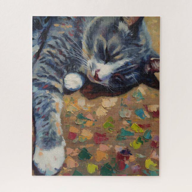 Portrait de Puzzle de Chat (Vertical)