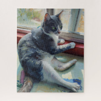 Portrait de Puzzle de Chat