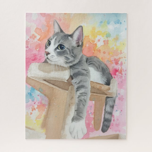Portrait de Puzzle de Chat (Vertical)