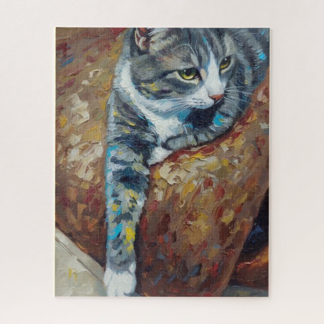 Portrait de Puzzle de Chat (Vertical)
