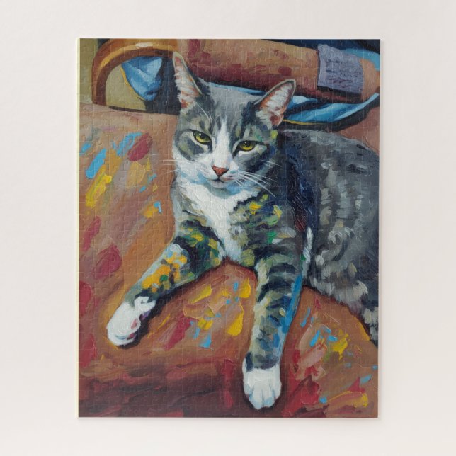 Portrait de Puzzle de Chat (Vertical)