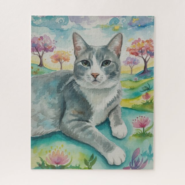Portrait de Puzzle de Chat (Vertical)