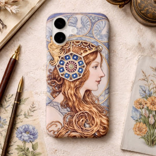 Portrait de reine Art nouveau