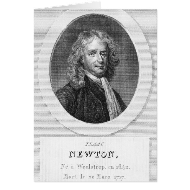Portrait de Sir Isaac Newton (Devant)