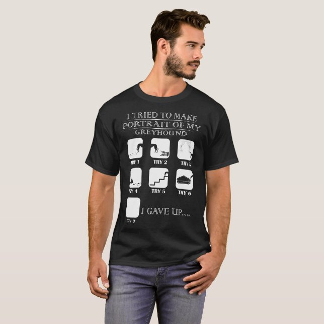 Portrait de T-shirt malfaisant drôle de chien de (Devant entier)