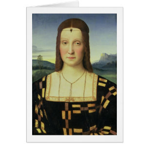 Portrait d'Elizabeth Gonzaga, c.1504 (huile sur le