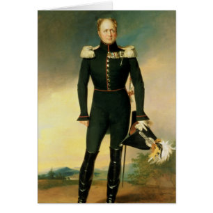 Portrait d'empereur Alexandre I 1825