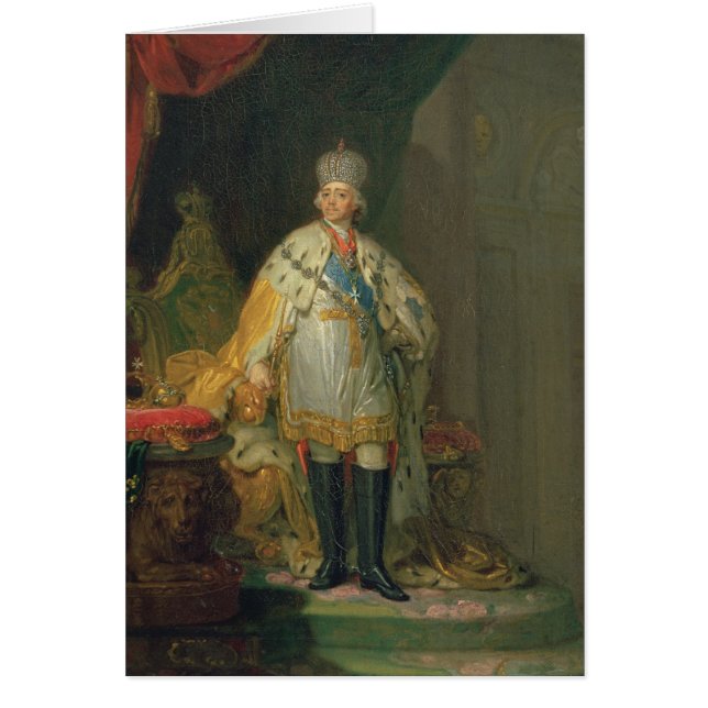 Portrait d'empereur Paul I, 1800 (Devant)