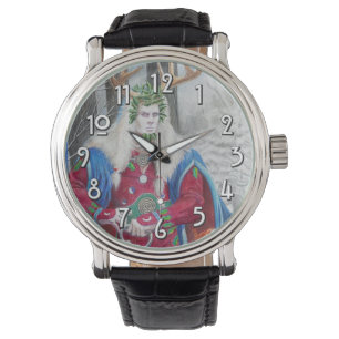 Portrait détaillé de la montre Celtic Holly King