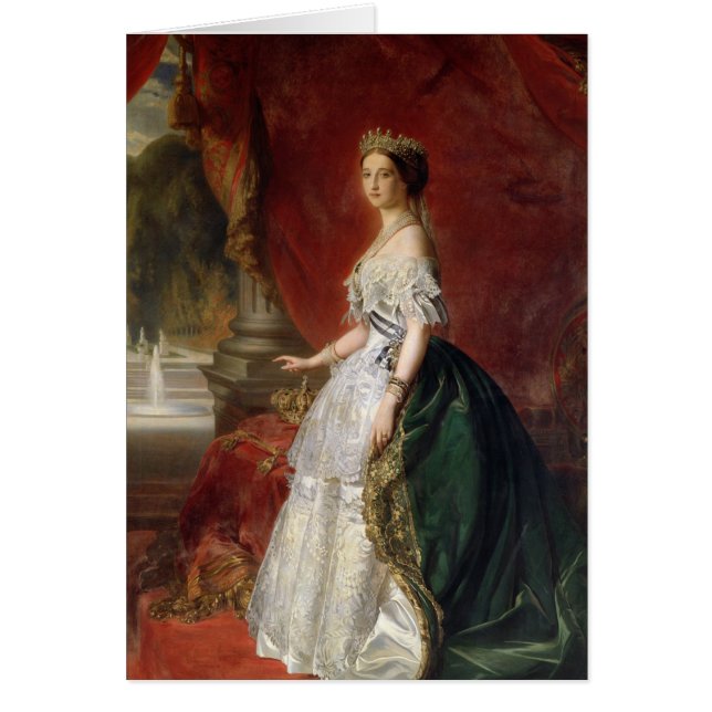 Portrait d'impératrice Eugenie de la France (Devant)