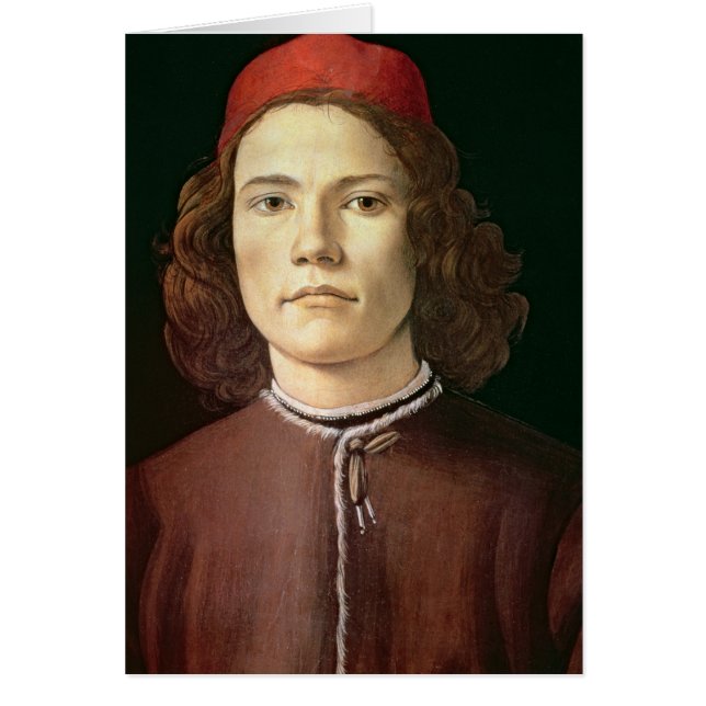 Portrait d'un jeune homme, c.1480-85 (Devant)