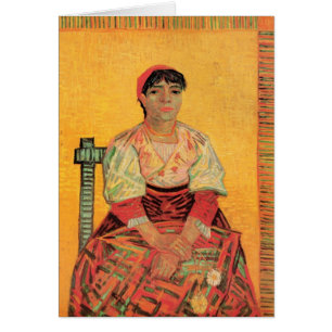 Portrait d'une femme italienne par Vincent van Gog