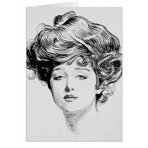 Portrait d'une fille de Gibson, 1900