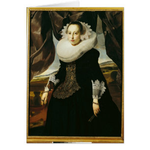 Portrait d'une jeune femme néerlandaise