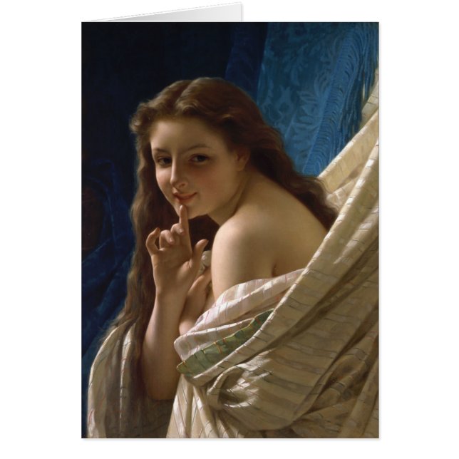 Portrait d'une jeune femme par Pierre Auguste Cot (Devant)