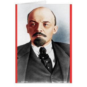 Portrait en couleur de Lénine