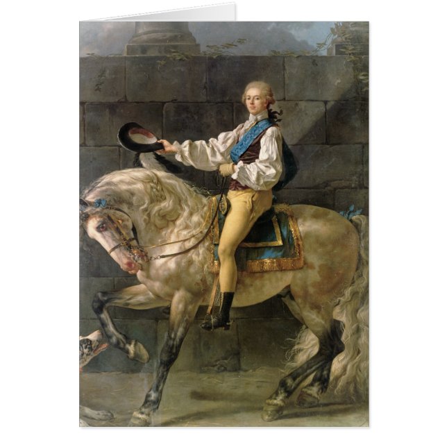 Portrait équestre de Stanislas Kostka (Devant)