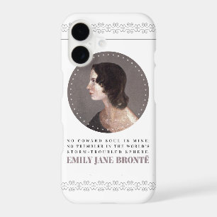 Portrait et citation d'Emily Brontë - Aucune âme l