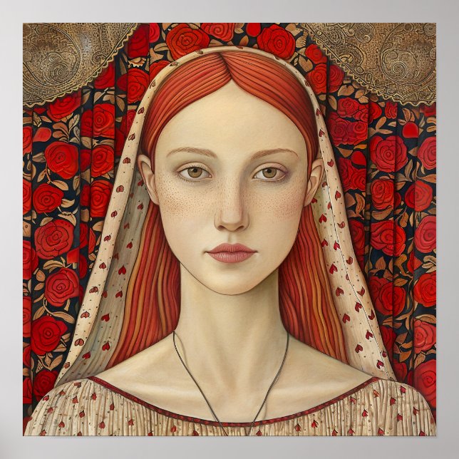 Portrait femme Art déco (Devant)