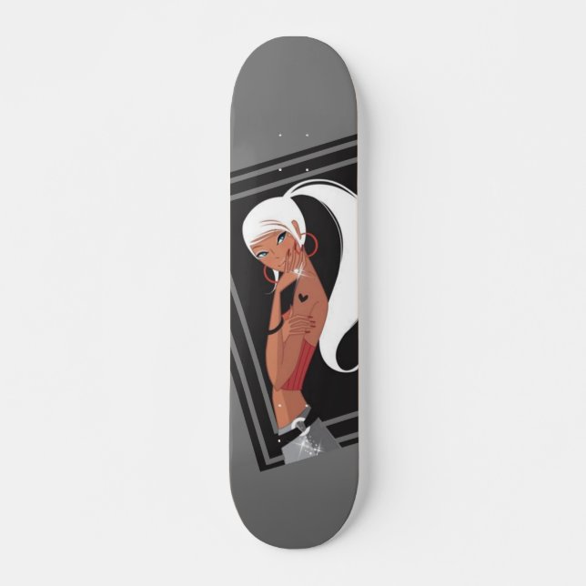 Portrait Girl Skateboard (Front)