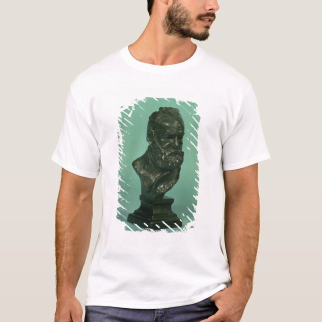 Portrait head of Victor Hugo (1802-85) (bronze) T-Shirt (Front)