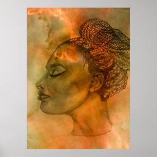 Portrait in Profile Print