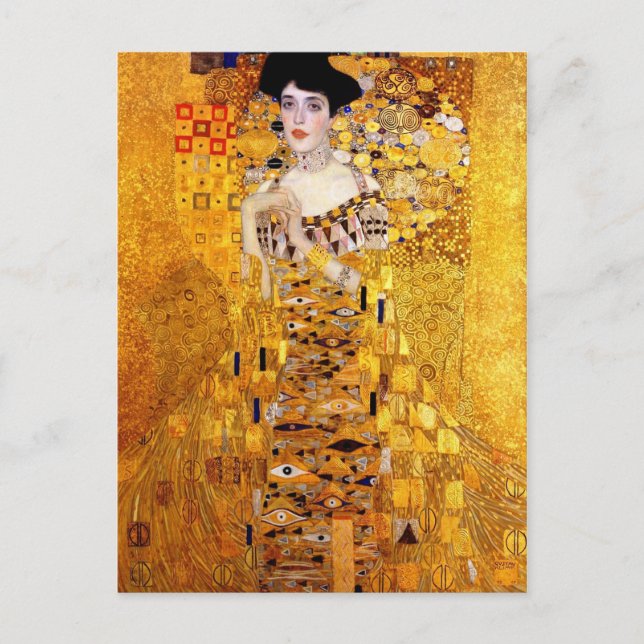 Portrait Klimt de la carte postale Adele Bloch-Bau (Devant)