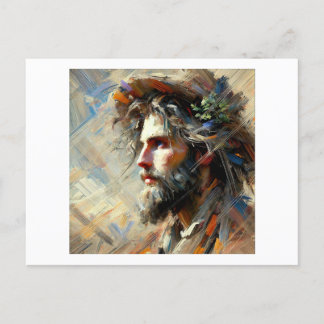 Portrait Man with Hat,  Postcard