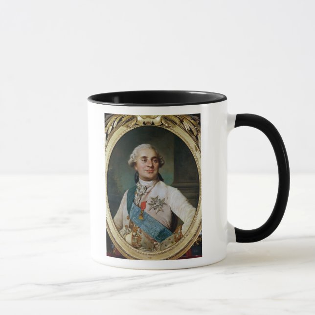 Portrait Medallion of Louis XVI  1775 Mug (Right)