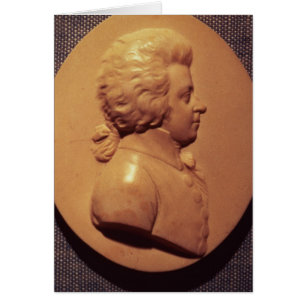 Portrait medallion of Wolfgang Amadeus Mozart
