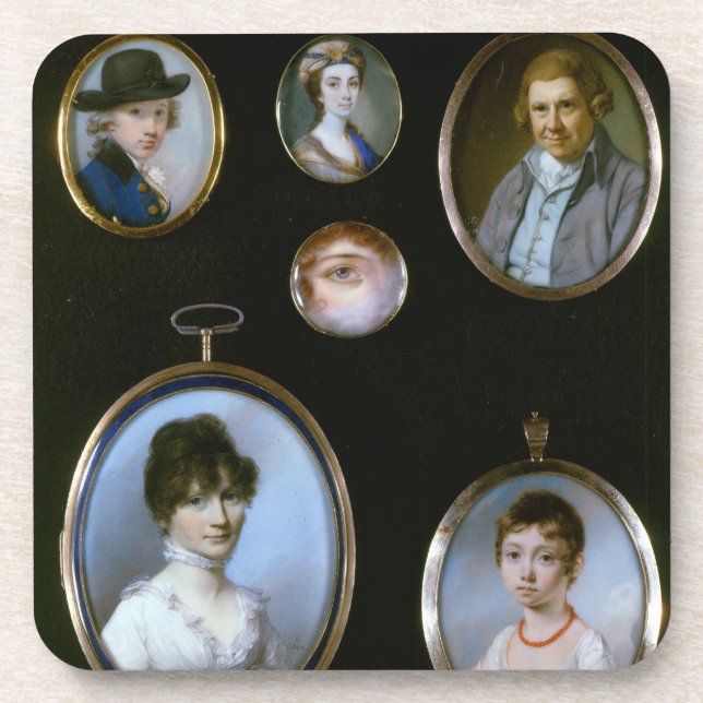 Portrait miniatures, from LtoR and TtoB: Sir Thoma Coaster (Front)