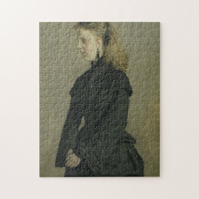 Portrait Miss Guurtje van de Stadt Monet Fine Art Jigsaw Puzzle (Vertical)